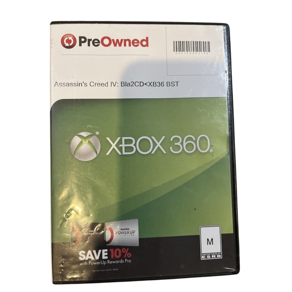 Assassins Creed Iv: Black Flag - Xbox 360 - No Artwork Or Manual. Tested.